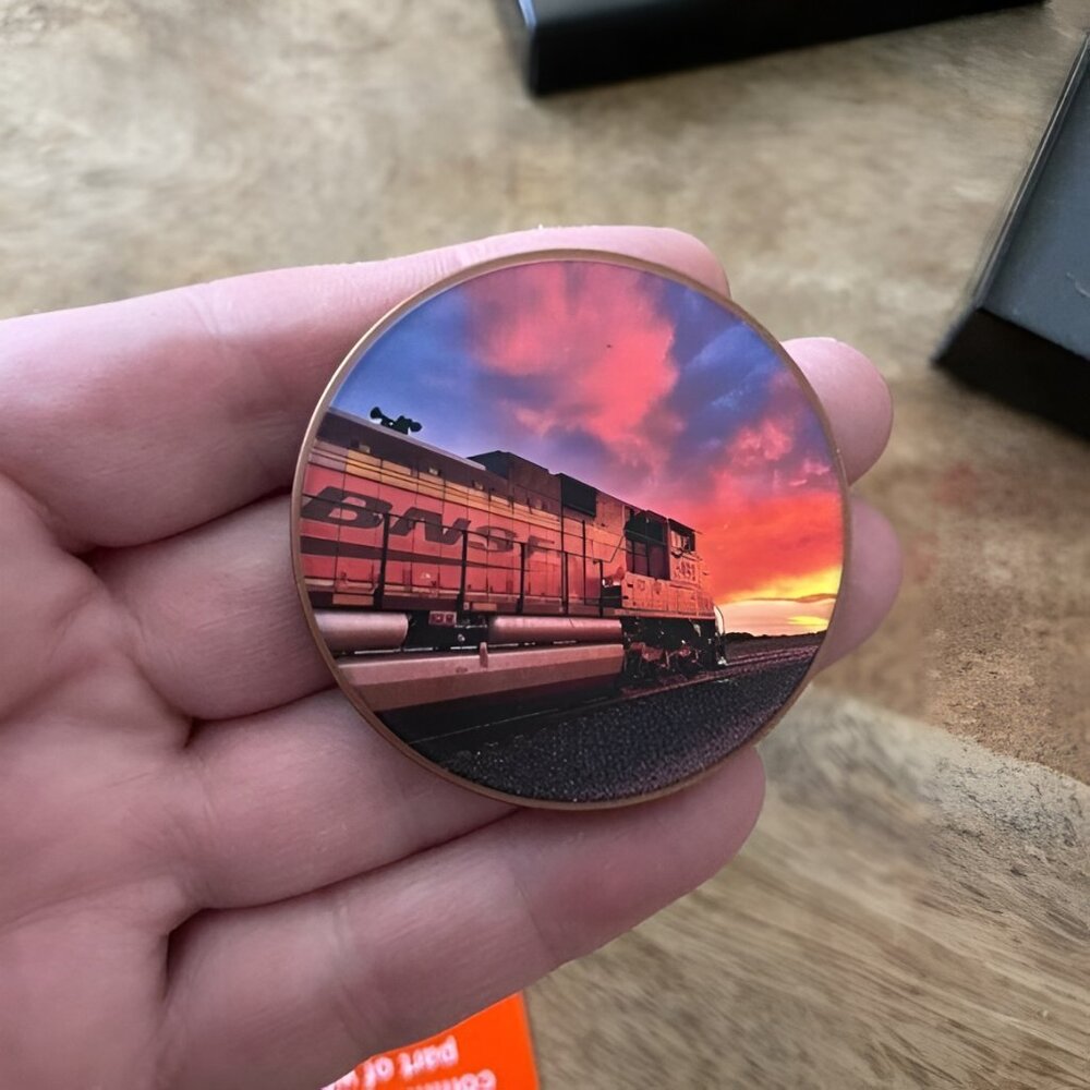 NEW 2024 BNSF Railway Commemorative Injury Free Safety Coin